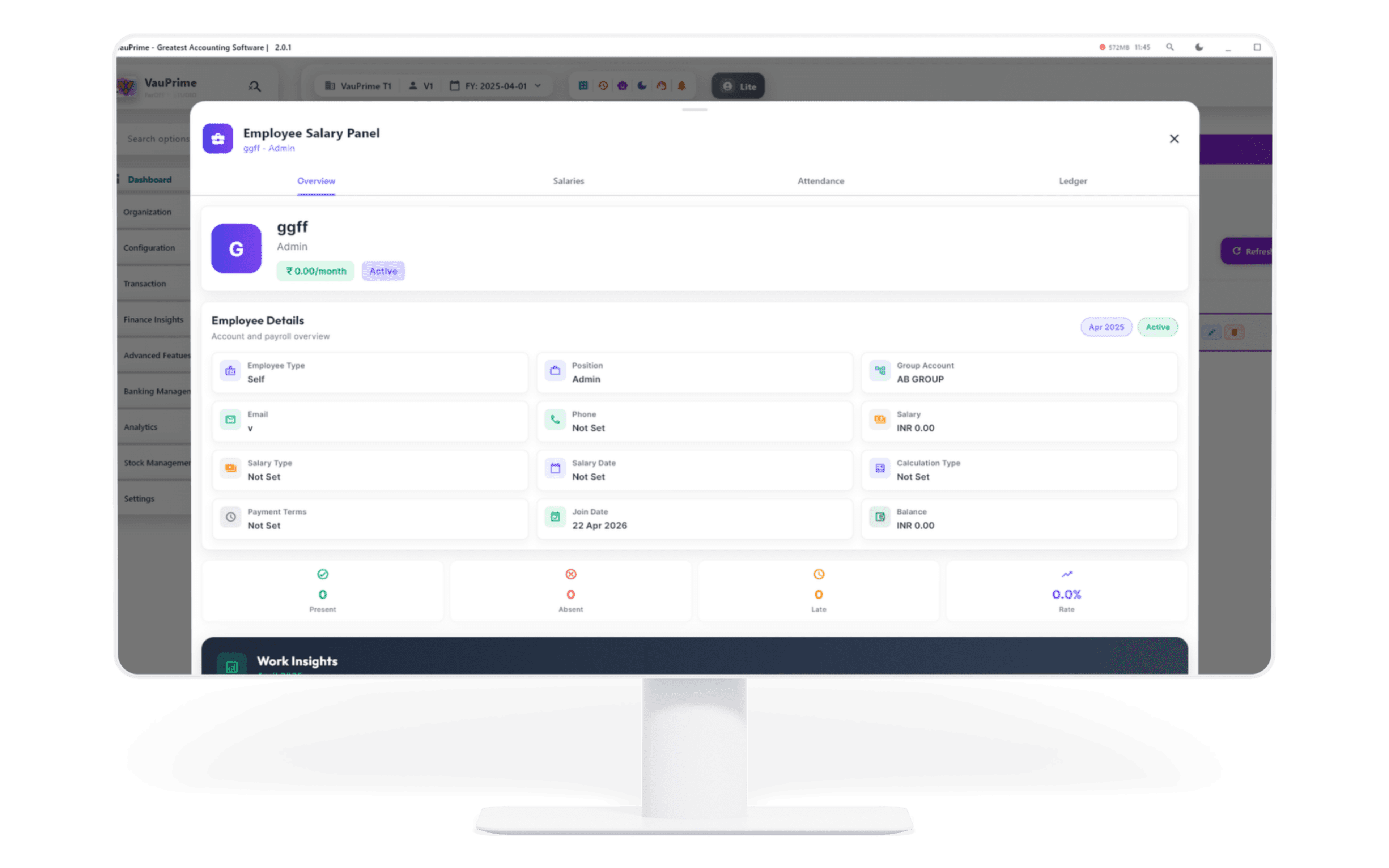 Employee Panel