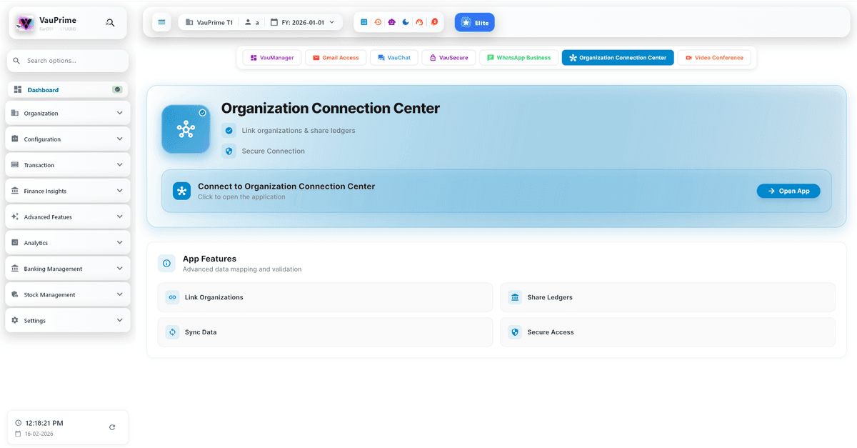 Organization Connection Center